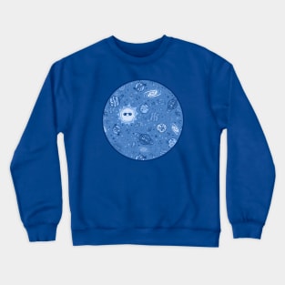 Through the Telescope (Blue) Crewneck Sweatshirt